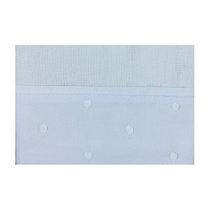 Toalha/Fralda de Poá Branco - Babytunes Couture