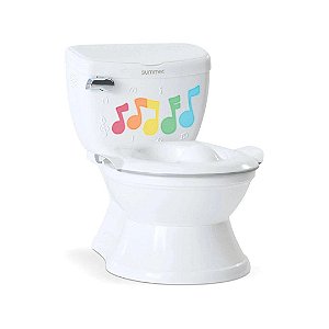 Troninho Infantil Com Som e Luz Summer Branco