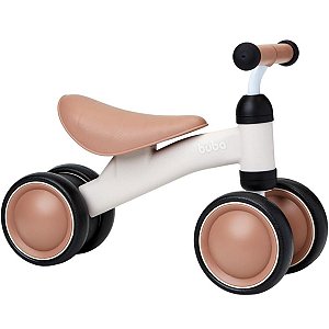 Bicicleta de Equilíbrio Infantil Buba 4 Rodas Bege