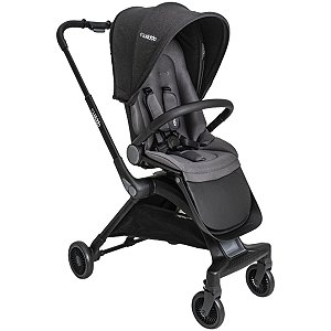 Carrinho de Bebê com Moisés Kiddo Savvy 360º Melange Preto