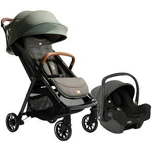 Combo Carrinho Parcel Verde Pine e Bebê conforto I-Snug - Joie