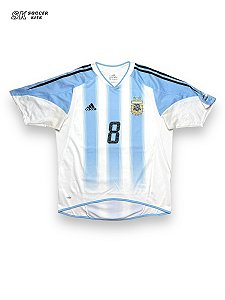 Camisa Argentina 2004/05 Home - Riquelme