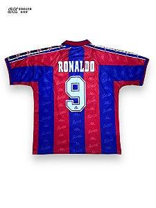 Camisa Barcelona 1996/97 Home - Ronaldo