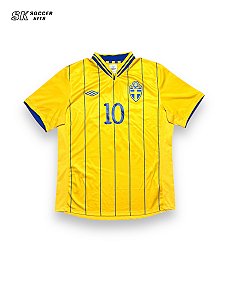 Camisa Suécia 2012/13 Home - Ibrahimovic