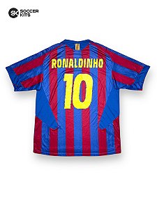 Camisa Barcelona 2005/06 Home - Ronaldinho