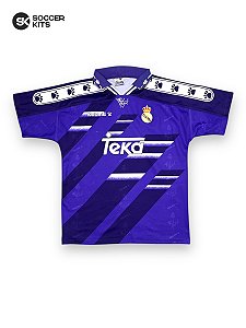 Camisa Real Madrid 1995/96 Away #7 Gomez