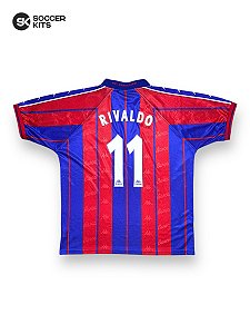Camisa Barcelona 1997/98 Home - Rivaldo