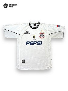 Camisa de jogo Corinthians 2000/01 Home - Kleber