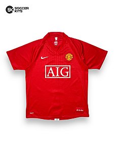 Camisa Manchester United 2007/08 Home - Anderson | Autografada