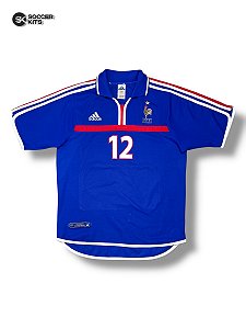 Camisa França 2000/01 Home - Henry