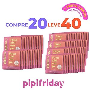 COMPRE 20, LEVE 40: Pipizito Funil Urinário Descartável (40 pacotes c/ 3 unidades cada)