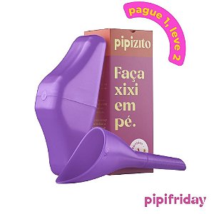 COMPRE 1, LEVE 2: Pipizito Funil Urinário Reutilizável - Lilás