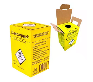 Caixa Coletora Descarpack com capacidade para 03 Litros