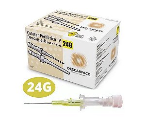 Cateter Descarpack - 24g ( 01 unidade )