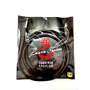 Cabo RCA Preto Premium - Lauro Paolini