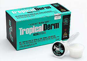 TropiCap TropicalDerm Esponja Eco-Frendly Descartável para Limpar Agulhas e Cartuchos