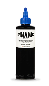 TINTA P/ TATUAGEM DYNAMIC TRIPLE BLACK 240ML VENC 26/06/2026