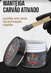 Manteiga GT Oficial Carvão Ativo 300g - VENC 10/2024
