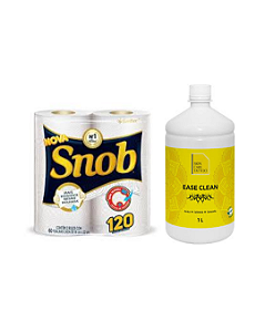 01 CLEAN SKIN CARE 01LT SKIN CARE + 01 PAPEL TOALHA SNOB 120 FOLHAS
