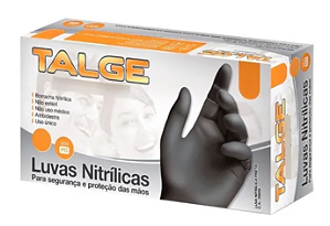 LUVA "G" BLACK NITRILICA S/PO TALGE