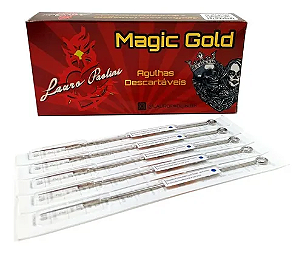 09RL.10 TRAÇO AGULHA TATUAGEM MAGIG GOLD LAURO PAOLINI - 50 unidades