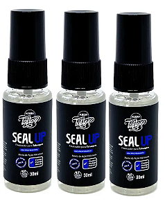 KIT 03 UNIDADES - Finalizador Selante Vegano em Spray Seal Up 30ml  - Mboah