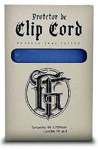 Protetor De Clip Cord AZUL - cx 50 unidades