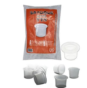 Batoque M Natural - s/ Base com 500 unidades - TTS