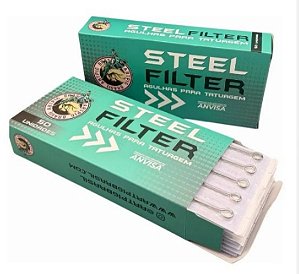 15RM.10 TRAÇO AGULHA TATUAGEM STEEL FILTER - unidade avulsa