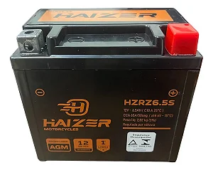 Bateria 6,5 Ah Ampéres Haizer HZRZ6.5S 12v 6,5ah