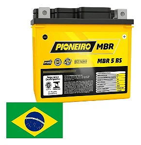 Bateria 5 Ah Ampéres Pioneiro MBR 5 BS 12v 5ah