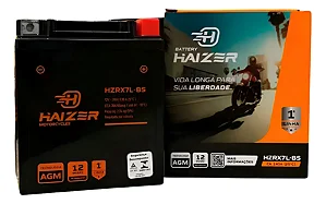Bateria 7 Ah Ampéres Haizer HZRX7L-BS Honda Xr250 Tornado 2001 2002 Á 2009 Direito
