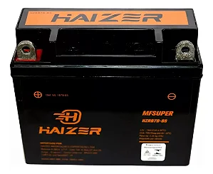 Bateria 7 Ah Ampéres Haizer HZRB7B-BS Honda Cbx Aero 150 Cbx 200 Strada NX 200 Sahara 350