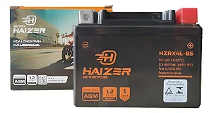 Bateria 4 Ah Ampéres Haizer HZRX4L-BS Yamaha Neo 125 Jog 4ah 12v (ytx4lbs)