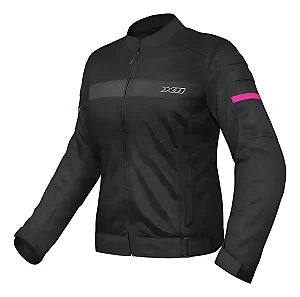 Jaqueta Moto Motociclista X11 Super Air Ventilada Feminina Rosa