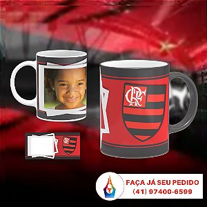 Caneca Personalizada Clube de Regatas do Flamengo