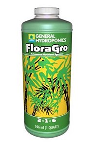 Fertilizante FloraGro 2-1-6 946ml - General Hydroponics