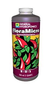 Fertilizante FloraMicro 5-0-1 946ml - General Hydroponics