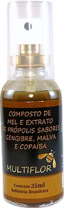 Spray Mel Própolis Gengibre Malva e Copaíba 35 ml
