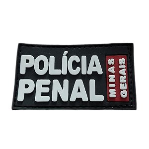 Patch Emborrachado Caveira Branca - MG90 ARTIGOS POLICIAIS