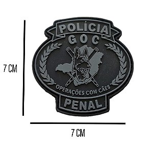 Emborrachado Brevê GOC Polícia Penal Mg