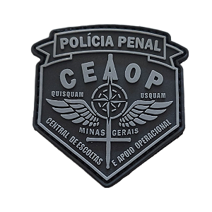 Emborrachado Brevê CEAOP - Polícia Penal - MG