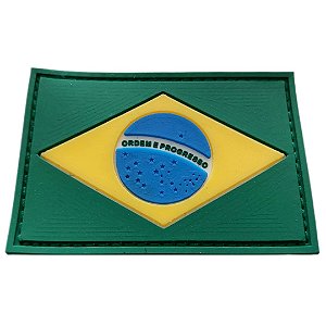 Bandeira do Brasil  5,5 x 8 colorida Emborrachada