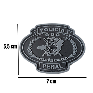 Brevê Emborrachado GOC - Polícia Penal-MG