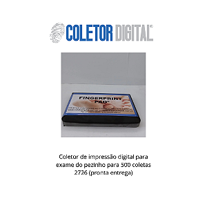 Coletor de impressão digital para exame do pezinho para 500 coletas 2726 (pronta entrega)