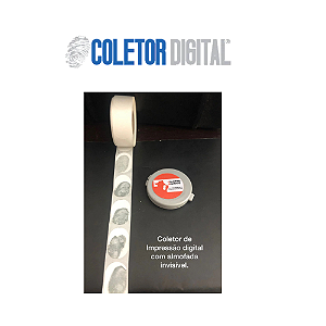 Almofada\coletor de impressão digital sem a nescessidade de tinta redonda com 4cm