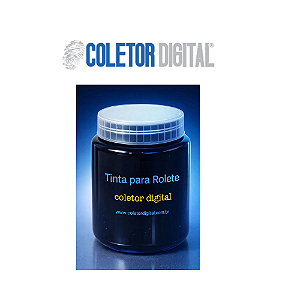 tinta pastosa atoxica para coleta das impressoes digitais a base de rolete com 100ml,500ml,1 litro