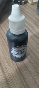 frasco com 30 ml de tinta a base de óleo (PASTOSA) na cor padrão preto