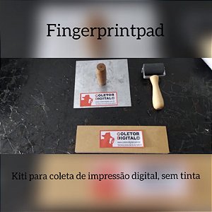 kit para coleta de impressão digital sem tinta codigo 2746