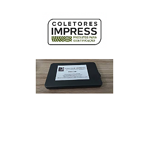 Coletor de impressão digital medindo 12x7x2 cm em ceramica para 16.000 coletas, código 23141.